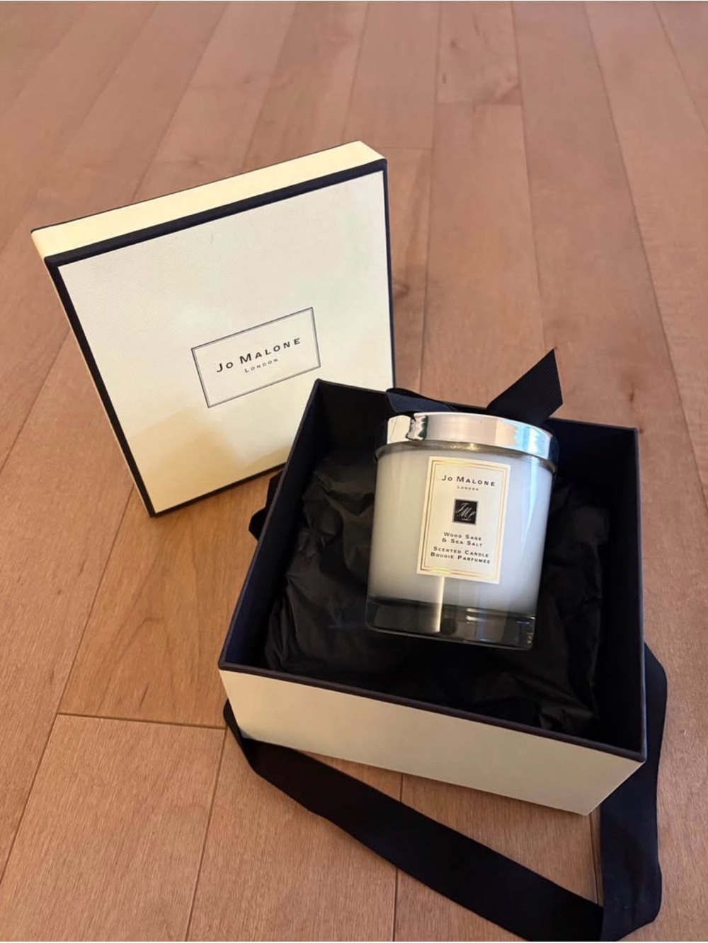 Jo Malone Wood Sage & Sea Salt Scented Candle 200g with box
